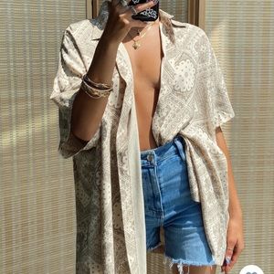 12th Tribe Vaughn Paisley Boyfriend Top